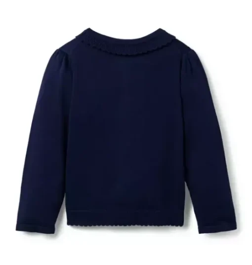 The Scallop Trim Cardigan