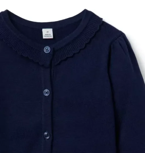 The Scallop Trim Cardigan