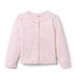 The Scallop Trim Cardigan