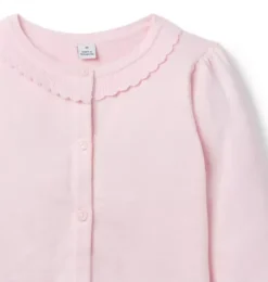 The Scallop Trim Cardigan
