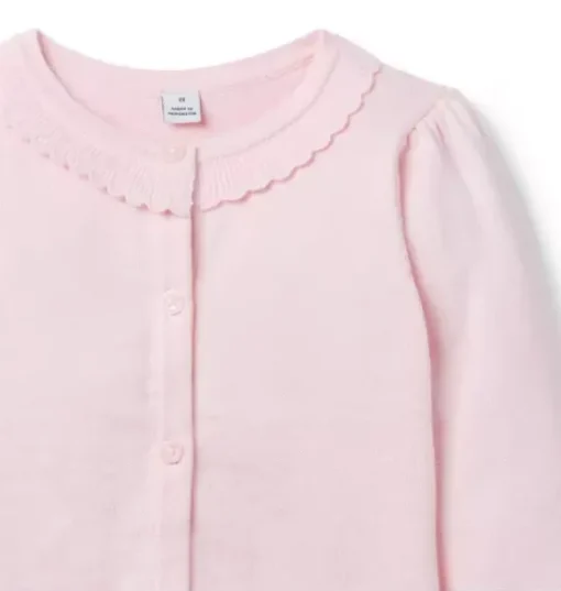 The Scallop Trim Cardigan