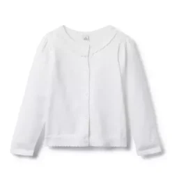 The Scallop Trim Cardigan