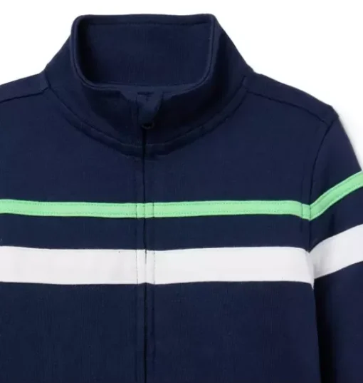 The Stripe French Terry Jacket