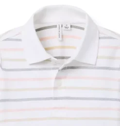 The Striped Pique Polo