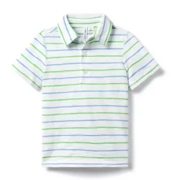 The Striped Slub Polo