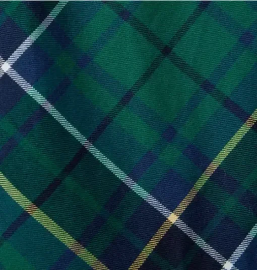 The Tartan Smocked Ruffle Top