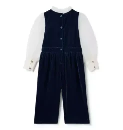 The Velvet Organza Sleeve Jumpsuit