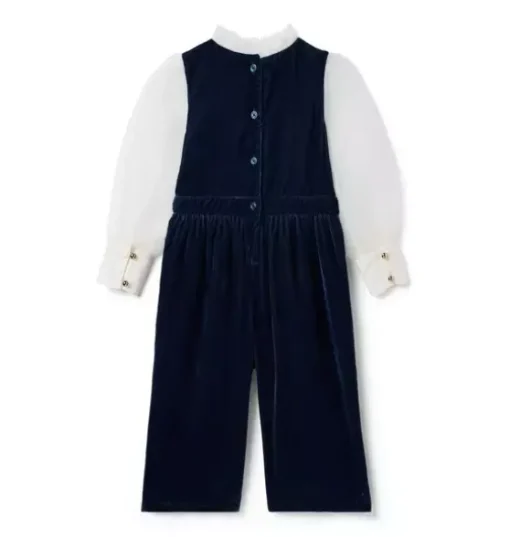 The Velvet Organza Sleeve Jumpsuit