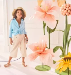 The Wide Leg Twill Pant