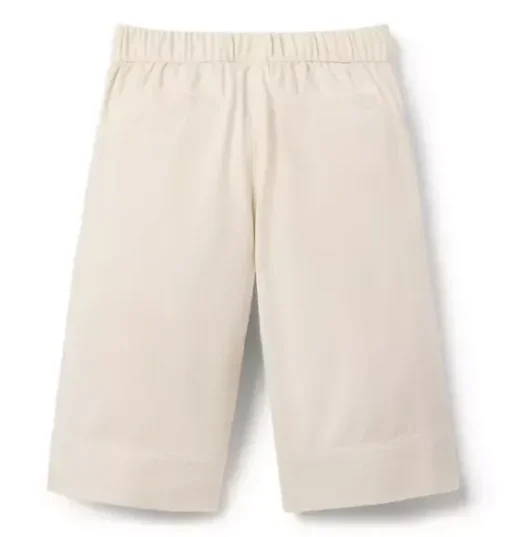 The Wide Leg Twill Pant