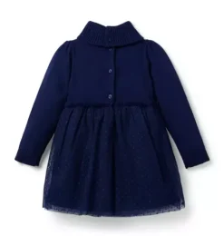 Tiered Tulle Sweater Dress