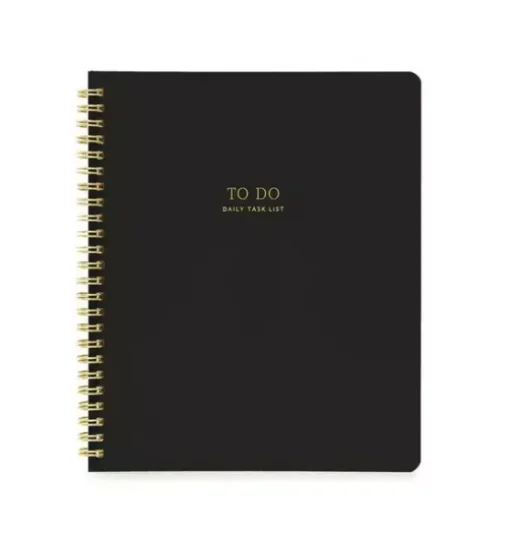 To Do Notebook, Black
