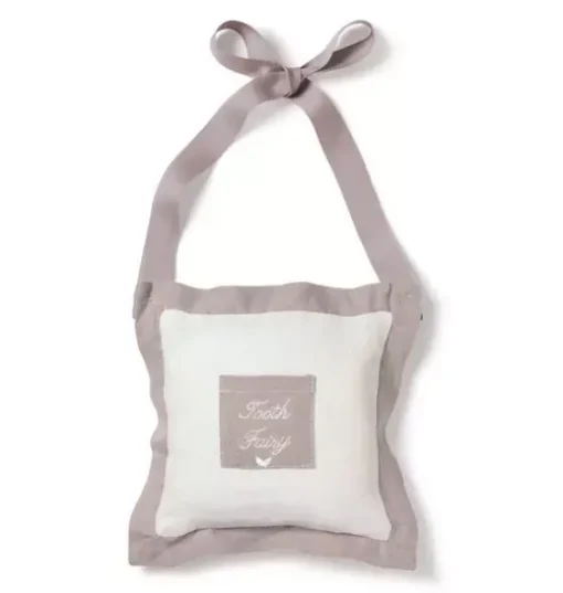 Tooth Fairy Pillow in Grey