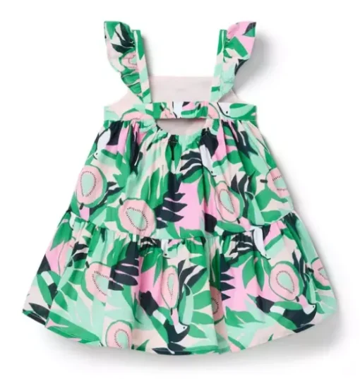 Toucan Ruffle Dress
