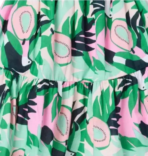 Toucan Ruffle Dress