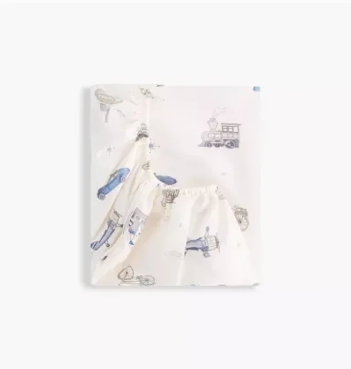 Transit Treasures Crib Sheet - Blue