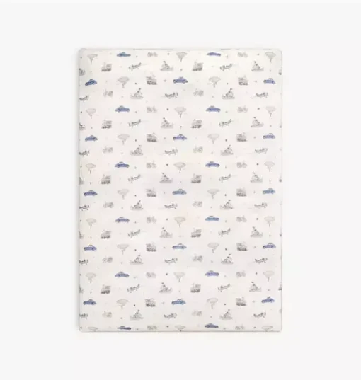 Transit Treasures Toddler Duvet Set - Blue