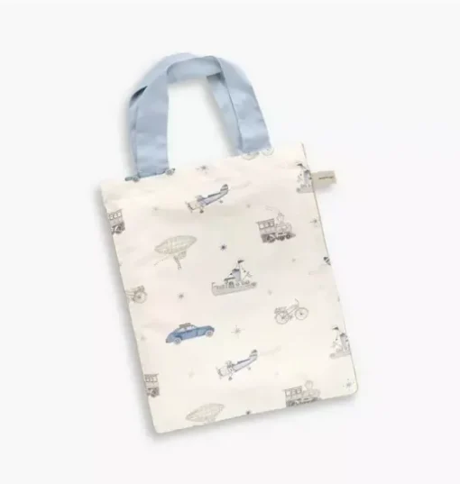 Transit Treasures Toddler Duvet Set - Blue