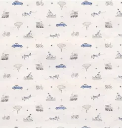 Transit Treasures Toddler Duvet Set - Blue