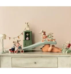 Tricycle Mouse, Big Sister - Coral