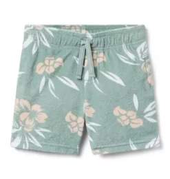 Tropical Floral Terry Short