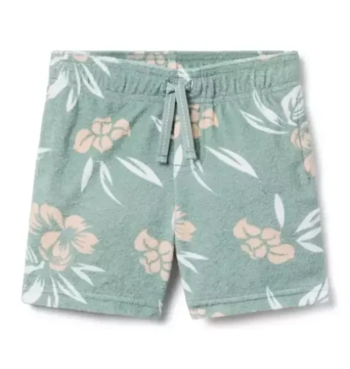 Tropical Floral Terry Short