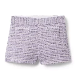 Tweed Patch Pocket Short