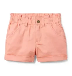 Twill Paperbag Waist Short