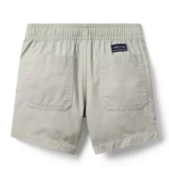 Twill Patch Pocket Pull-On Short