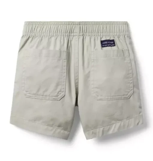 Twill Patch Pocket Pull-On Short
