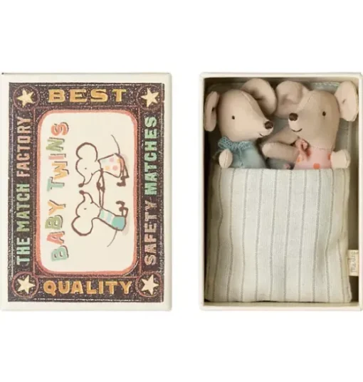 Twins, Baby mice in matchbox