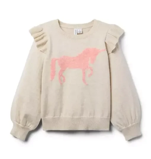 Unicorn Ruffle Sweater