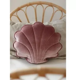 Velvet “Cosmic Pearl” Shell Pillow