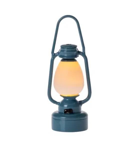 Vintage lantern, Mouse - Blue