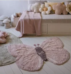 Washable Animal Rug Baby Butterfly