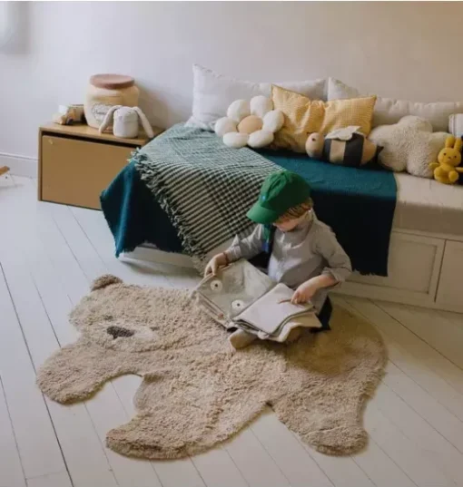 Washable Animal Rug Bear