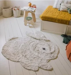 Washable Animal Rug Bunny