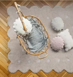 Washable Rug Biscuit Beige