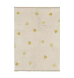 Washable Rug Hippy Dots Honey