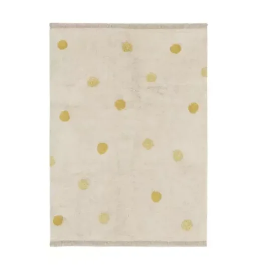 Washable Rug Hippy Dots Honey