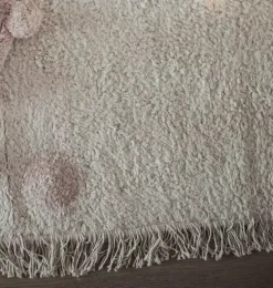 Washable Rug Hippy Dots Vintage Nude