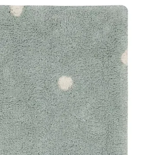 Washable Rug Mini Dot Blue Sage