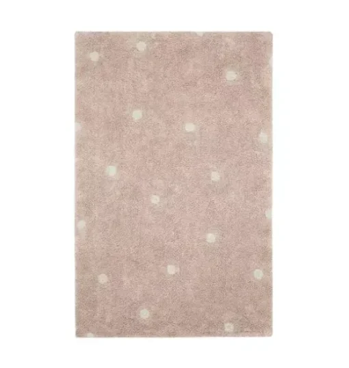 Washable Rug Mini Dot Rose