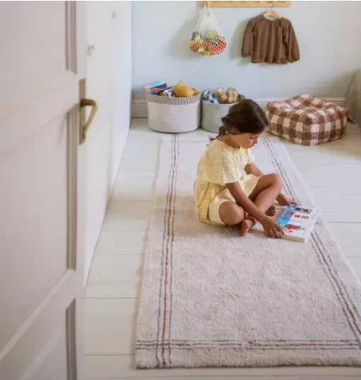 Washable Runner Rug Cuisine Natural
