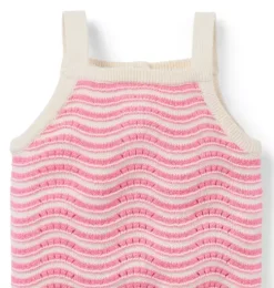 Wavy Striped Romper