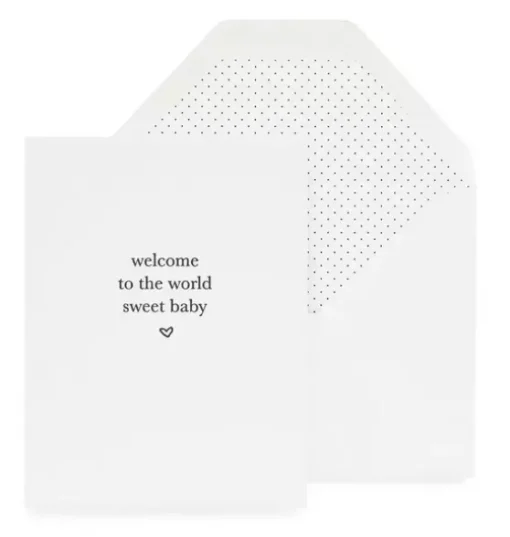 Welcome Sweet Baby Greeting Card