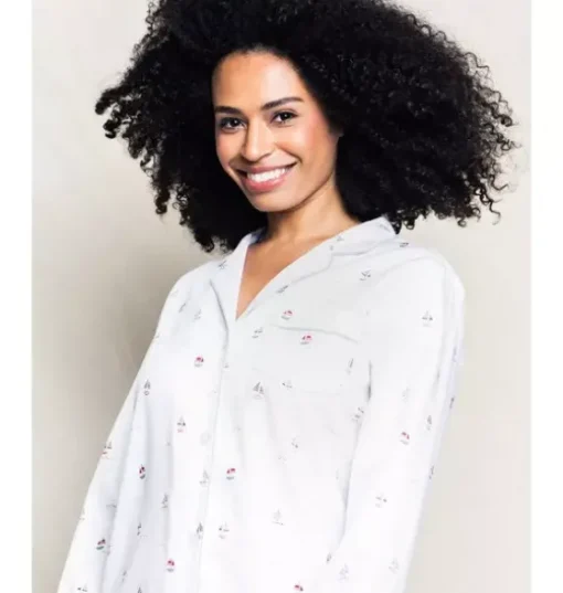 Women's Pajama Set in Bateau