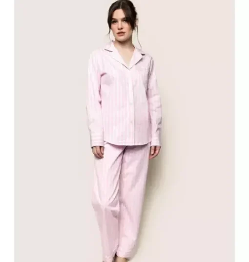 Women's Pink Gingham Pajama Set