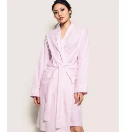 Women's Pink Gingham Robe
