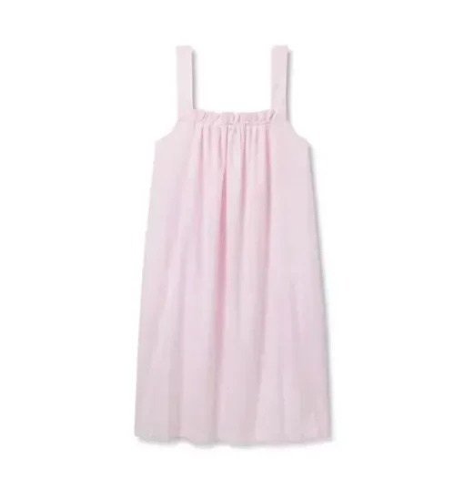 Women's Twill Annabelle Nightgown in Pink Gingham